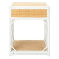 thumbnail image 7 of Safavieh Bali Coastal 1 Drawer 1 Shelf Nightstand, White/Natural, 7 of 7