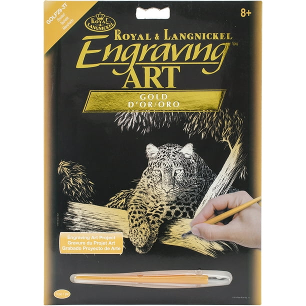 Gold Foil Engraving Art Kit 8"X10"Spotted Walmart.ca