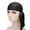 Black, variant on Snorda Durag For men, Sweat-Absorbent Hairs Wrap, Soft Comfortable Satin Head Scarf, Ideal for Sleeping, Sports, Hairs Care and Daily Wear