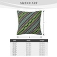 thumbnail image 4 of ZICANCN Green Modern Simple Texture Throw Pillow Covers, Bed Couch Sofa Knit Decorative Pillow Covers for Living Room Farmhouse, 18"x18", 4 of 8