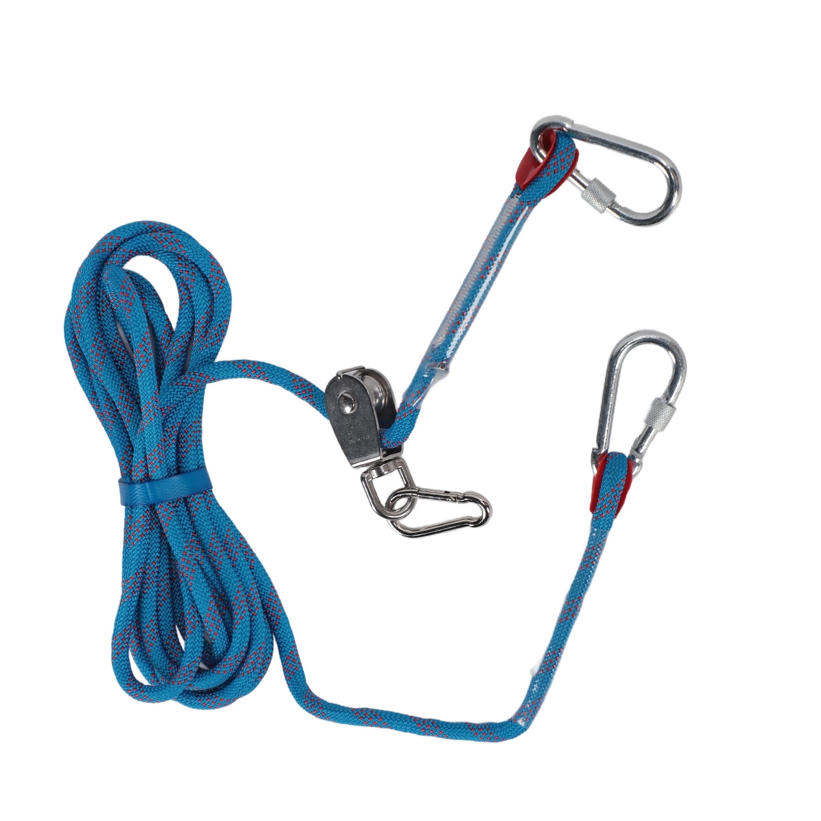 Câble d'Attache pour Chien, Câble de Camping Réfléchissant Doux 5.5yd pour Extérieur Bleu, Rouge, Vert