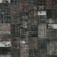 thumbnail image 1 of Ahgly Company Indoor Square Contemporary Gray Patchwork Area Rugs, 5' Square, 1 of 6