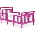 thumbnail image 1 of Dream On Me Emma Lit pour Tout-Petit Convertible 3 en 1, Rose Fuchsia, 1 of 7