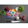 thumbnail image 3 of Carolines Treasures DAC1405LCB 15 x 12 in. Anemones in Color Glass Cutting Board - Large, 3 of 5