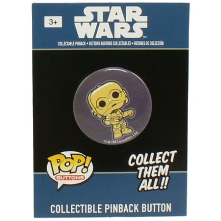 All Star Sports Collectibles - Funko Collectible Pinback Buttons - Classic Star Wars - C-3PO