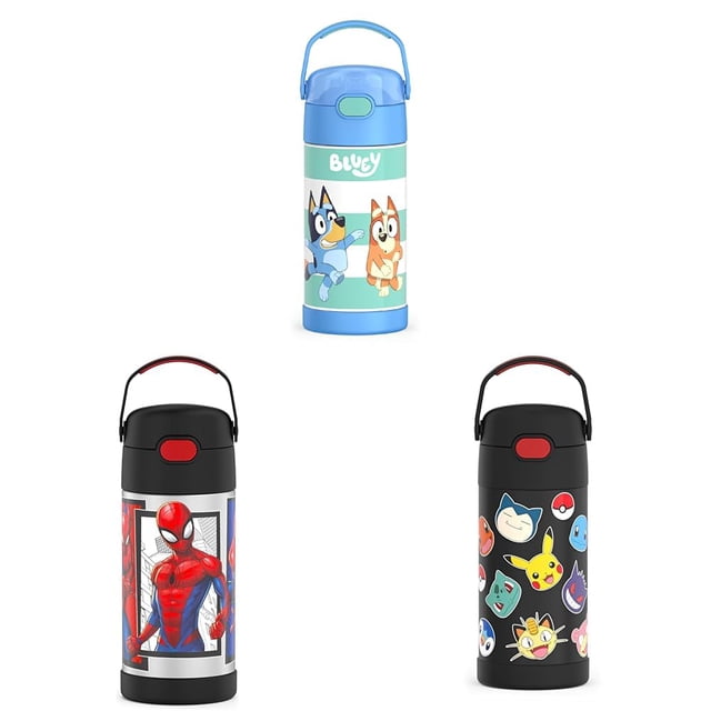 Botella de agua THERMOS FUNTAINER Pokémon 12 oz de acero inoxidable