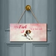thumbnail image 2 of Every Fart is Love Note Brittany Spaniel Guilty Face Happy Valentine's Landscape Wood Sign Brittany Dog Lover Gifts Idea Hanging Wall Home Decor - 01016, 2 of 5