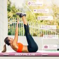 thumbnail image 2 of Goplus 10ft Inflatable Gymnastic Tumbling Mat W/Electric Pump Yoga Pink, 2 of 10