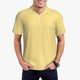 thumbnail image 1 of Fotbe Yellow Gingham Camiseta Polo de Golf para Hombre con Estampado – Camisa Deportiva Transpirable con Cuello Abotonado-XX-Large, 1 of 6