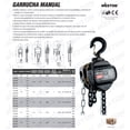 thumbnail image 5 of Garrucha Manual 1 Ton 6 M Levante Triple Engranaje, 5 of 5