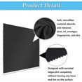 thumbnail image 2 of Microfiber Eyeglass Cleaning Cloth, 6-Pack (15 x 15 cm), Black, 2 of 5