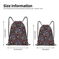 thumbnail image 2 of Sikiie Snakes And Snake Fruit Drawstring Backpack Drawstring Bags, Draw String Back Bag for Sports, Gym, Travel, Swimming, Beach-Medium, 2 of 6