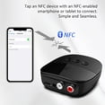 thumbnail image 3 of Receptor Bluetooth 5.2, Adaptador de Audio con NFC, Ranura USB y TF, Conexión AUX 3.5mm y RCA, Para Sistema Estéreo Doméstico y Auto, 3 of 7