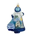 thumbnail image 2 of Joy to the World Glitterazzi International Grecian Greece Santa Polish Glass Christmas Ornament, 2 of 3