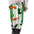 thumbnail image 4 of Auroural Toddler Girls Legging 4T Girls St. Patrick's Day Printed Pants High Waist Stretchy Soft Tights 4 Years Green, 4 of 7