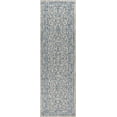 thumbnail image 2 of JONATHAN Y SANTA MONICA 2 x 8 Runner Rug, Charleston Vintage Filigree Textured Weave - Gray/Navy, SMB106C-28, 2 of 5