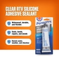 thumbnail image 2 of Sellador adhesivo Permatex 80050 RTV de silicona transparente 90 mL, 2 of 5