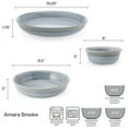 thumbnail image 2 of Pfaltzgraff Amara 6 Piece Stoneware Dinnerware Bowl Set Gray, 2 of 4