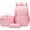 Pink, variant on 3Pcs Daisy Prints Backpack for Girls Middle-School Elementary Students Bookbag Set with Lunch Box,Pink