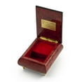 thumbnail image 2 of Inspiring Red-Wine Ercolano Painted Music Box Titled "Heart Felt III" by Simon Bull - Wonderful Tonight, 2 of 2