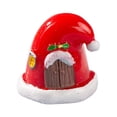 thumbnail image 2 of Panxico Christmas Figurines Christmas Miniatures Mini Christmas Figures Christmas Miniatures For Crafts Christmas Trinkets Christmas Decorations Musical Christmas Decorations With RotatingTrain, 2 of 9