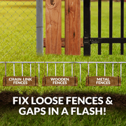 Dig Defence Dog Fence No Dig Barrier Fence Panels for Large Pets 10 Pack up to 30 ft