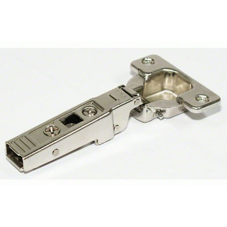 Nickel Screw Bell Blum 71T9550 CLIP Top Full Overlay Screw-On Cabinet Door Thick Hinge with 95-Degree Opening Angle and Self Close Function ()