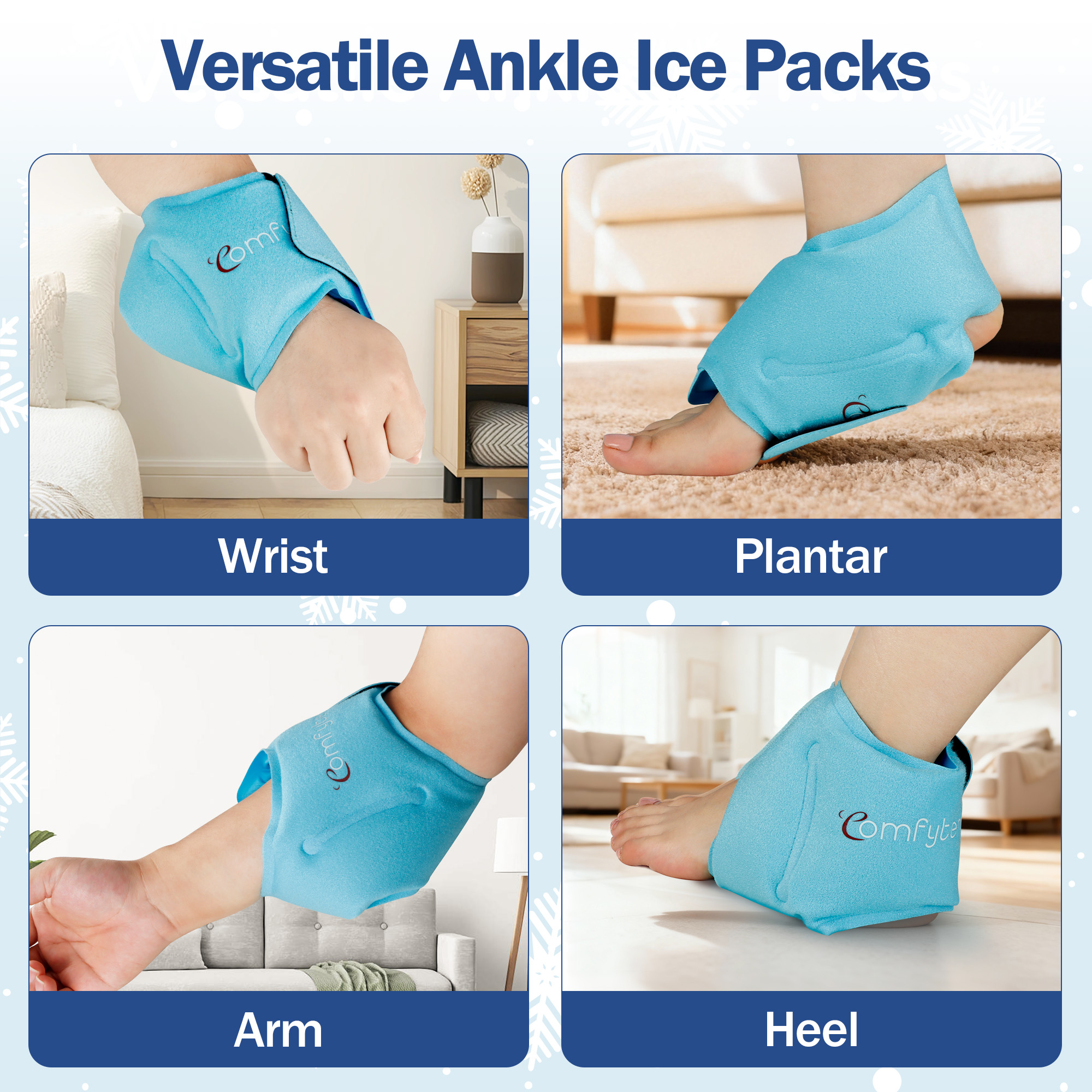 Comfytemp Ankle Ice Pack Wrap - 2 Pack photo 5
