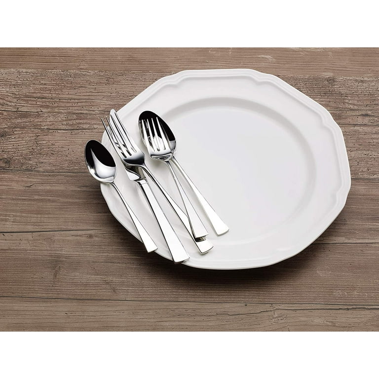 新品 ミカサ 食器セット 20ピースCATHEDRAL Mikasa 20-Piece Lucia Stainless Steel Flatware Set (Service for