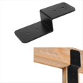 thumbnail image 3 of Conector de de Columna de Metal en Forma de Z, Fijador de Soporte de Pesado, Soporte de de Cubierta Se Utiliza para Cenador de Madera, 3 of 6