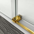 thumbnail image 2 of SESSLIFE 56–60"Wx76"H Frameless Sliding Shower Door, 1/4 Inch Adjustable Bathroom Doors with Tempered Glass, Anti-Leak Seal for Walk-in Shower, Golden, 2 of 12