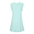 thumbnail image 4 of Women's Sleeveless Mini Dress Summer Loose Casual Beach Tank Dresses, 4 of 5