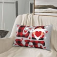 thumbnail image 5 of Daiia Buffalo Plaid Love And Gnome Bedding Waterproof Pillow Protector Zippered Queen – Bed Bug Proof Pillow Encasement-16"x24", 5 of 6