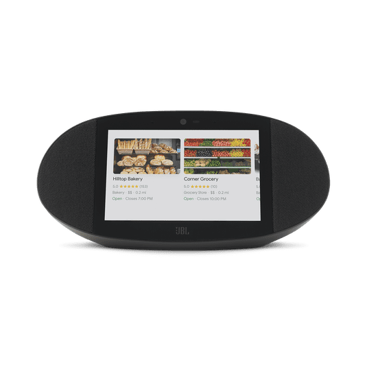 Restored JBL Link View Bluetooth Smart Speaker, Black (Refurbished)