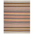 thumbnail image 2 of SAFAVIEH Montauk Crawford Striped Soft Braided Cotton Area Rug, Red/Multi, 8' x 10', 2 of 6