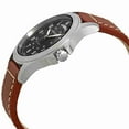 thumbnail image 2 of Hamilton Men's 40mm Brown Leather Band Steel Case Sapphire Crystal Quartz Black Dial Watch H64451533, 2 of 3