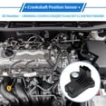 thumbnail image 2 of Sensor de posición del cigüeñal Unique Bargains para LAND ROVER Freelander 2 2010-2014 No.LR000681 1 Pc Negro Metal Plástico, 2 of 6