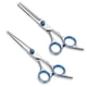 thumbnail image 1 of Tijeras para cortar el cabello Tijeras 2 piezas, Tijeras profesionales para adelgazar el cabello Tijeras para cortar los dientes, Peluquería, 1 of 5