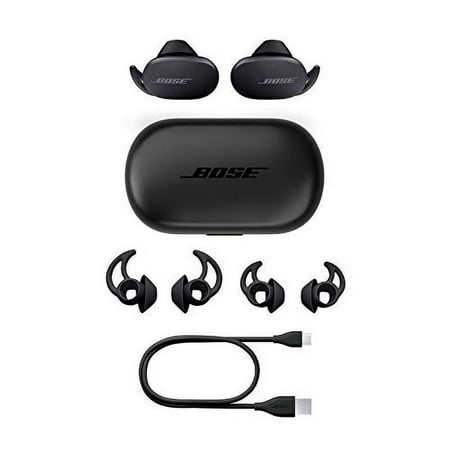 Bose - QuietComfort Earbuds True Wireless Noise Cancelling In-Ear Earbuds - Triple Black