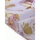 thumbnail image 5 of Vestido de gasa largo de manga larga con cuello de pie y volantes en capas de flores para mujer estilo chic, color púrpura, 5 of 6
