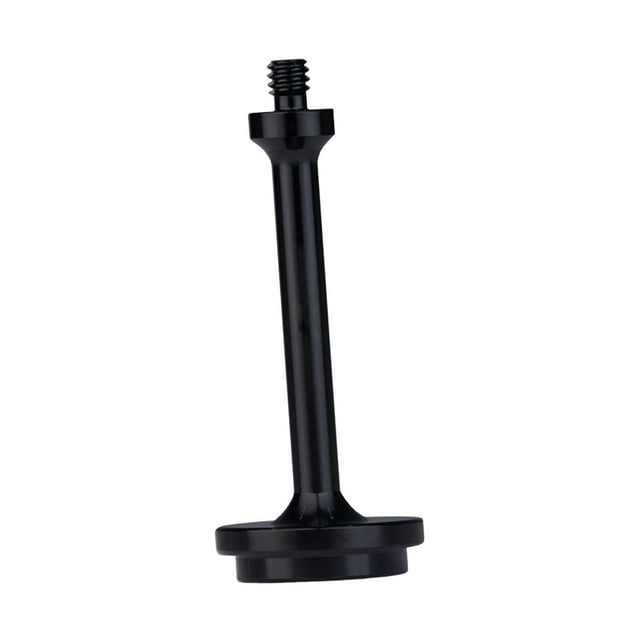 Adaptador de de gas para acampar Lámpara Varilla de poste de extensión Equipo para exteriores Adaptador de salida de bote de equipo Linterna Negro DYNWAVEMX Soporte para botes al aire libre