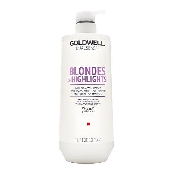 Goldwell Dual Senses Blondes & Highlights Anti-Yellow Shampoo (luminosity For Blonde Hair) 33.8oz