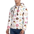 thumbnail image 2 of Hoodies for Men - Cartoon Donut Ice Cream Candy Long Sleeve Comfrt Men'S Fashion Hoodies & Sweatshirts, Sweatshirts for Men Hoodies Pullover Clothing Clothes with Pouch, 2 of 7