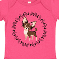 thumbnail image 4 of Inktastic Long Haired Chihuahua Dog Girls Baby Bodysuit, 4 of 5