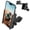 Black (AirTag Case Only), variant on idoove Metal Bike Phone Mount with Hidden AirTag Slot, Anti-Theft Bicycle Handlebar Holder