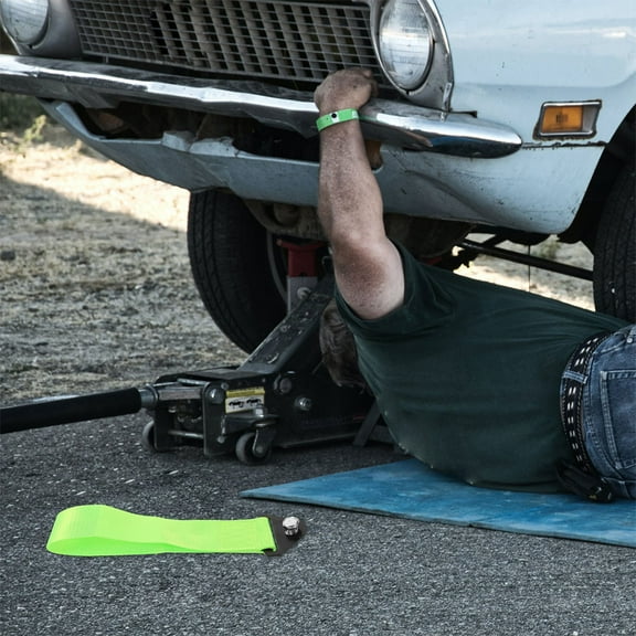 WHAMVOX 2pcs Decorative Tow Strap Easy to Install Decorative Trailer Belt Universal Tow Hook Straps Decorative Car Exterior Modifications Towing Straps