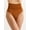 Gingerbread Brown, variant on Women's Everyday Smoothing Thong with Lace, Sizes S-3X