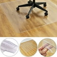 thumbnail image 5 of Topbuy 47'' x 47'' PVC Clear Floor Mat Under-chair Protector For Home Office, 5 of 8