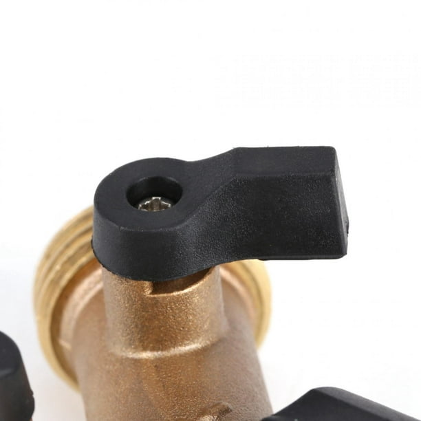 Garden Tap Adapter,Brass Water Tap Adapter Hose Connector Y Hose Connector  Exceptional Reliability 