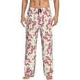 thumbnail image 2 of Lsque Bow With Sugar Skull Print Men's Pajama Pants, Lounge Pant - Comfortable Home Wear,Elastic Waistband, Stylish Design-X-Large, 2 of 9